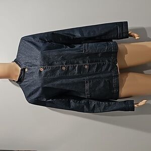 Eileen Fisher Button up Jean Jacket size m